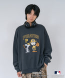 【PEANUTS/ピーナッツ】【ユニセックスデザインでリンクコーデにも◎】MLB×PEANUTS 裏起毛トレーナー 保温 キャラクター ドジャース ヤンキース パイレーツ ❘ジーンズメイト公式オンラインショップ