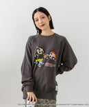 【DISCUS×THE POWERPUFF GIRLS】キャラクタープリントスウェットトレーナー メンズ レディース ユニセックス