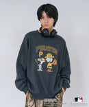 【PEANUTS/ピーナッツ】【ユニセックスデザインでリンクコーデにも◎】MLB×PEANUTS 裏起毛トレーナー 保温 キャラクター ドジャース ヤンキース パイレーツ ❘ジーンズメイト公式オンラインショップ