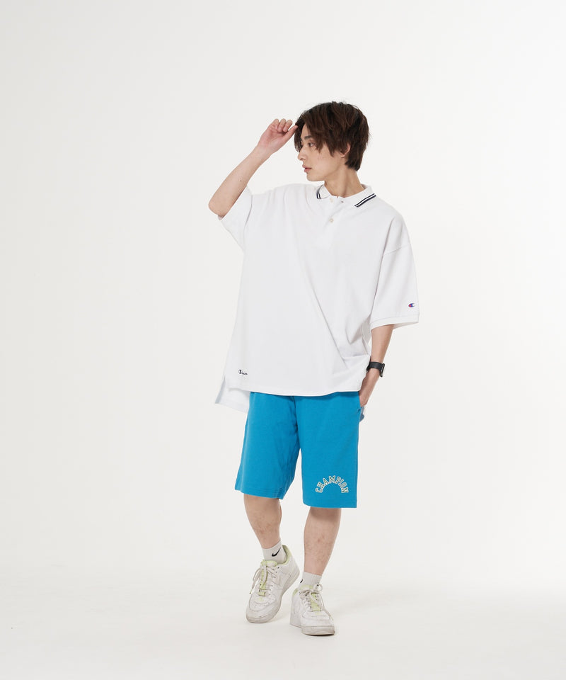 【CHAMPION/チャンピオン】アーチロゴラバープリントショーツ メッシュ素材