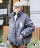 【PEANUTS×MLB】オリジナルデザイン ナイロンパファージャケット 中綿ジャケット ヤンキース ドジャース ホワイトソックス