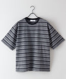 【UNIIT/ユニット】ジャガード ビッグシルエット Tシャツ