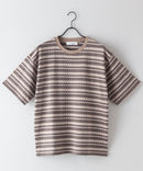 【UNIIT/ユニット】ジャガード ビッグシルエット Tシャツ