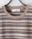 【UNIIT/ユニット】ジャガード ビッグシルエット Tシャツ