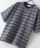 【UNIIT/ユニット】ジャガード ビッグシルエット Tシャツ