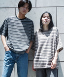 【UNIIT/ユニット】ジャガード ビッグシルエット Tシャツ