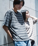 【UNIIT/ユニット】ジャガード ビッグシルエット Tシャツ