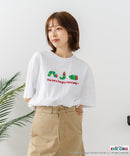 【はらぺこあおむし/The Very Hungry Caterpillar】【コットン100%のしっかりした生地 ドロップショルダー】オリジナルデザイン 刺繍Tシャツ エリック・カール 絵本 キャラクター グッズ ユニセックス