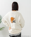 【DISCUS×HOT STUFF×Casper】キャラクタープリントスウェットトレーナー メンズ レディース ユニセックス