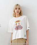【DISCUS/ディスカス】【選べる丈感・ビーバス＆バッドヘッド】DISCUS×BEAVIS AND BUTT-HEAD コラボＴシャツ 綿100% クルーネック アニメ キャラクタープリント アメカジ ストリート