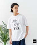 【GODZILLA/ゴジラ】【コットン100％のしっかりした生地 ドロップショルダー】オリジナルデザイン 刺繍Tシャツ ゴジラ キングギドラ メカゴジラ コラボ 特撮 映画 キャラT オーバーサイズ