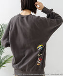 【DISCUS×THE POWERPUFF GIRLS】キャラクタープリントスウェットトレーナー メンズ レディース ユニセックス