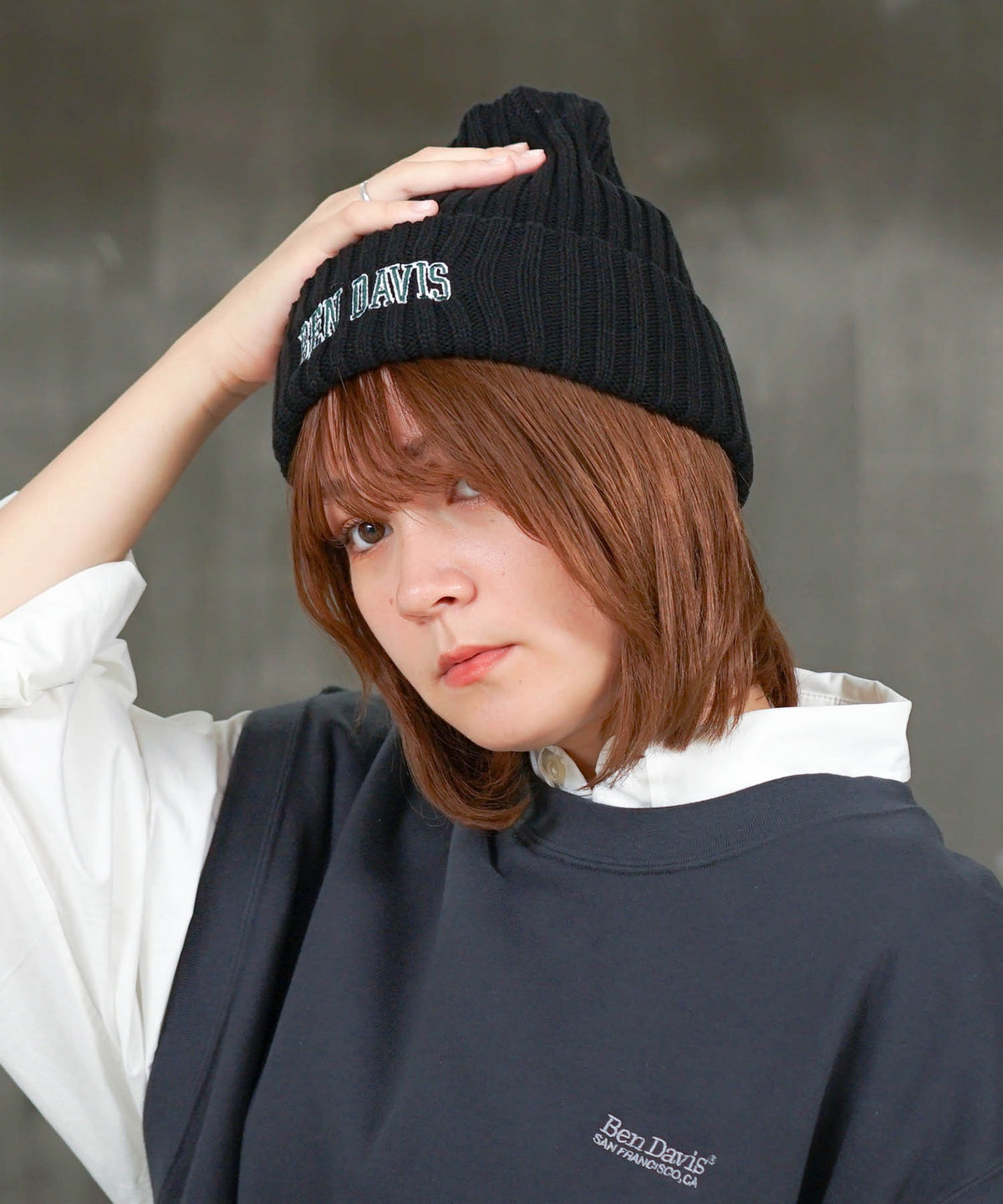 【専用　他者購入不可】ドゥーズィエムクラス 　ロゴプレート付きニット帽 Deuxieme Classe｜ドゥーズィエムクラスのニットキャップ