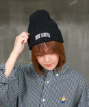 【BEN DAVIS/ベンデイビス】カレッジロゴ　ニットキャップビーニー