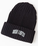 【BEN DAVIS/ベンデイビス】カレッジロゴ　ニットキャップビーニー