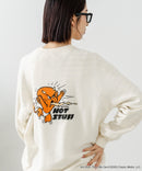 【DISCUS×HOT STUFF×Casper】キャラクタープリントスウェットトレーナー メンズ レディース ユニセックス