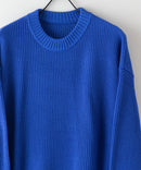 【UNIIT/ユニット】7G オーバーサイズ ビッグシルエット クルーニット