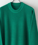 【UNIIT/ユニット】7G オーバーサイズ ビッグシルエット クルーニット