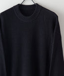 【UNIIT/ユニット】7G オーバーサイズ ビッグシルエット クルーニット