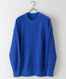 【UNIIT/ユニット】7G オーバーサイズ ビッグシルエット クルーニット