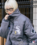 【PEANUTS×MLB】オリジナルデザイン ナイロンパファージャケット 中綿ジャケット ヤンキース ドジャース ホワイトソックス