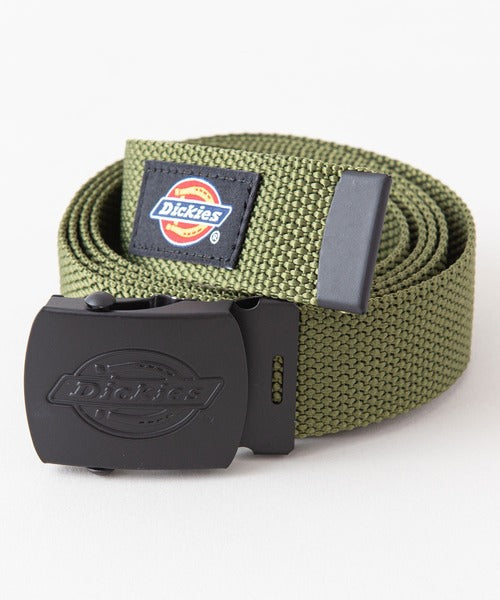 DICKIES】 無地 ロング丈 シンプル ガチャベルト ブランドネームロゴ