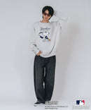 【PEANUTS/ピーナッツ】【ユニセックスデザインでリンクコーデにも◎】MLB×PEANUTS 裏起毛トレーナー 保温 キャラクター ドジャース ヤンキース パイレーツ ❘ジーンズメイト公式オンラインショップ