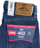 【EDWIN/エドウイン】INTERNATINAL BASIC E402 スリムストレート ストーンウォッシュ インターナショナルベーシック