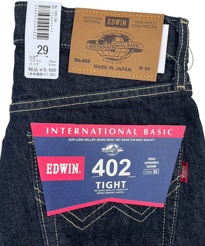 EDWIN/エドウイン】INTERNATINAL BASIC E402 スリムストレート ワン