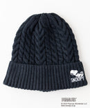 ワンポイント ケーブル ニット ワッチ