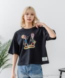 【DISCUS/ディスカス】【選べる丈感・ビーバス＆バッドヘッド】DISCUS×BEAVIS AND BUTT-HEAD コラボＴシャツ 綿100% クルーネック アニメ キャラクタープリント アメカジ ストリート