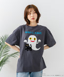 【ねないこだれだ】【コットン100％のしっかりした生地 ドロップショルダー】オリジナルデザイン 刺繍Tシャツ せなけいこ 絵本 コラボ キャラクター 半袖 ユニセックス おばけ グッズ かわいい