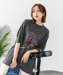 【DISCUS/ディスカス】【選べる丈感・STARWARS】DISCUS×スターウォーズ コラボTシャツ クロップド短丈・BIGシルエット