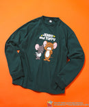 TOM AND JERRY トムとジェリー ロンT オリジナルデザイン ジェリー タフィー ドロップショルダー ビッグシルエット ユニセックス