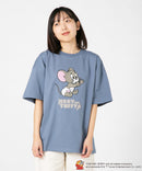 TOM AND JERRY トムとジェリー Tシャツ オリジナルデザイン ジェリー タフィー ドロップショルダー ビッグシルエット ユニセックス キャラクター ❘ジーンズメイト公式オンラインショップ