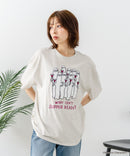 【ムーミン】 【綿100%のしっかりした生地】オリジナルデザイン キャラクター刺繍Tシャツ リトルミイ ニョロニョロ 大人カジュアル ユニセックス
