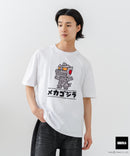 【GODZILLA/ゴジラ】【コットン100％のしっかりした生地 ドロップショルダー】オリジナルデザイン 刺繍Tシャツ ゴジラ キングギドラ メカゴジラ コラボ 特撮 映画 キャラT オーバーサイズ