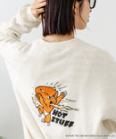 【DISCUS×HOT STUFF×Casper】キャラクタープリントスウェットトレーナー メンズ レディース ユニセックス