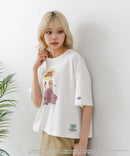 【DISCUS/ディスカス】【選べる丈感・ビーバス＆バッドヘッド】DISCUS×BEAVIS AND BUTT-HEAD コラボＴシャツ 綿100% クルーネック アニメ キャラクタープリント アメカジ ストリート