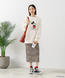 【DISCUS×DISNEY】「ミッキーマウス」キャラクタープリントスウェットトレーナー メンズ レディース ユニセックス