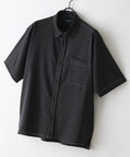 【BLUE STANDARD/ブルースタンダード】【吸水速乾＆UVカット】オーバーサイズ カラーステッチングシャツ ストレッチ ワークテイスト ストリート ユニセックス きれいめカジュアル