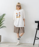 【DISCUS/ディスカス】【選べる丈感・ビーバス＆バッドヘッド】DISCUS×BEAVIS AND BUTT-HEAD コラボＴシャツ 綿100% クルーネック アニメ キャラクタープリント アメカジ ストリート