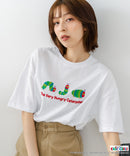 【はらぺこあおむし/The Very Hungry Caterpillar】【コットン100%のしっかりした生地 ドロップショルダー】オリジナルデザイン 刺繍Tシャツ エリック・カール 絵本 キャラクター グッズ ユニセックス