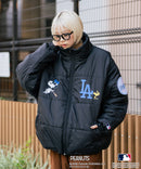 【PEANUTS×MLB】オリジナルデザイン ナイロンパファージャケット 中綿ジャケット ヤンキース ドジャース ホワイトソックス