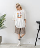 【DISCUS/ディスカス】【選べる丈感・ビーバス＆バッドヘッド】DISCUS×BEAVIS AND BUTT-HEAD コラボＴシャツ 綿100% クルーネック アニメ キャラクタープリント アメカジ ストリート