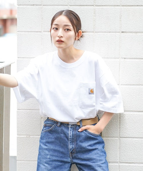 Carhartt XL ルーズフィットオーバーオール ホワイト