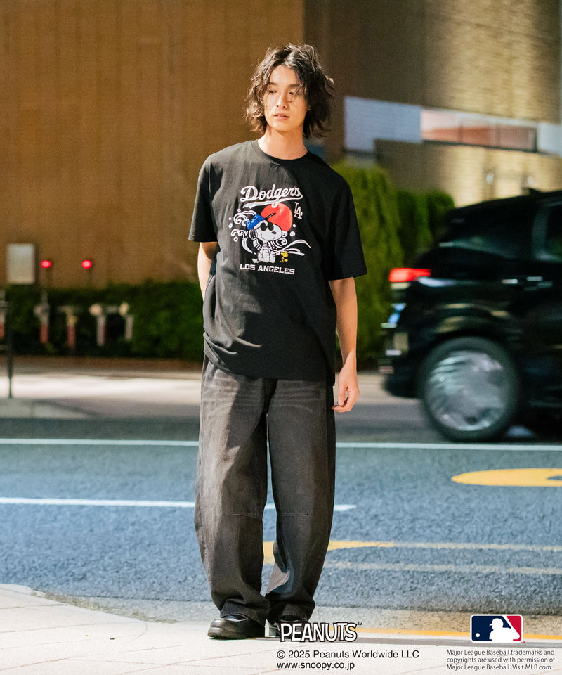 【PEANUTS×MLB】オリジナルデザイン 和柄Ｔシャツ ドジャース ヤンキース カブス スーベニア