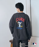 【PEANUTS×MLB】オリジナルデザイン 裏起毛トレーナー ヤンキース ドジャース カブス キャラクター
