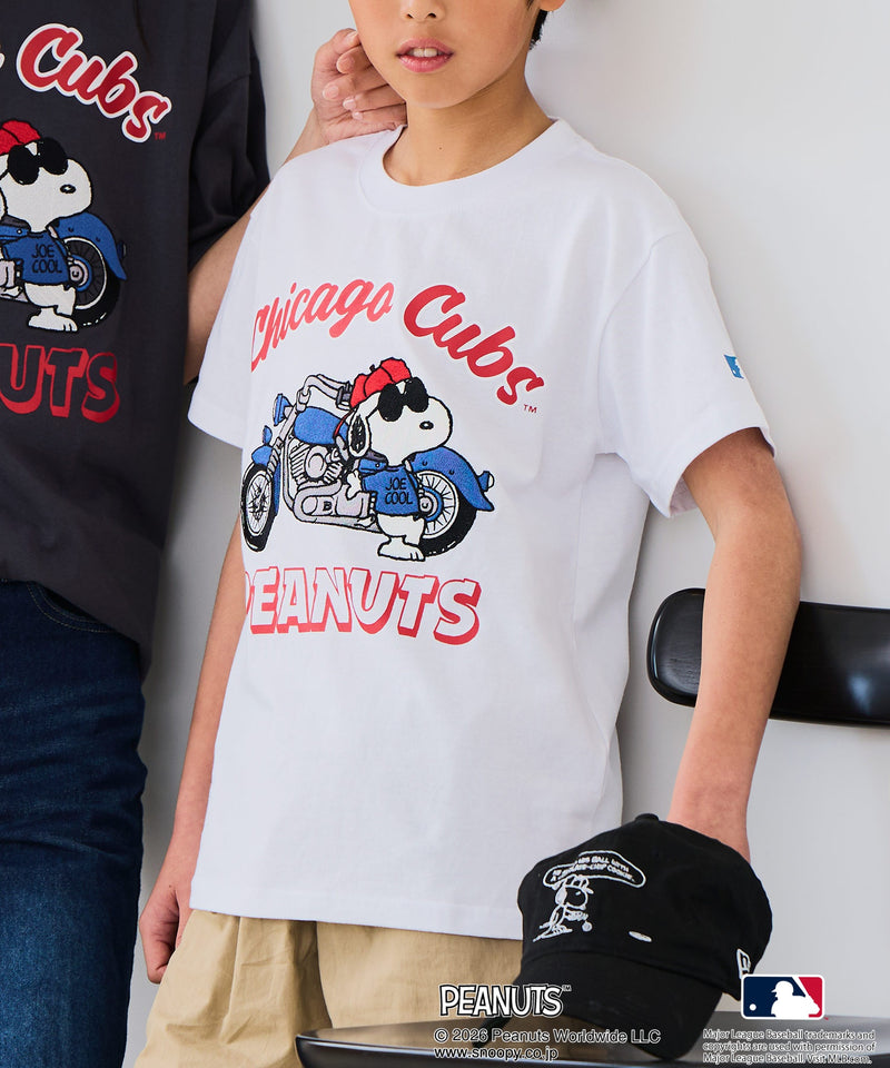 PEANUTS×MLB】オリジナルデザイン KIDS Tシャツ 刺繍 130cm～160cm