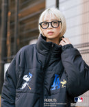 【PEANUTS×MLB】オリジナルデザイン ナイロンパファージャケット 中綿ジャケット ヤンキース ドジャース ホワイトソックス